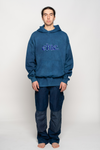 volume 4: ELUE Overdye Hooded Sweatshirt - Indigo