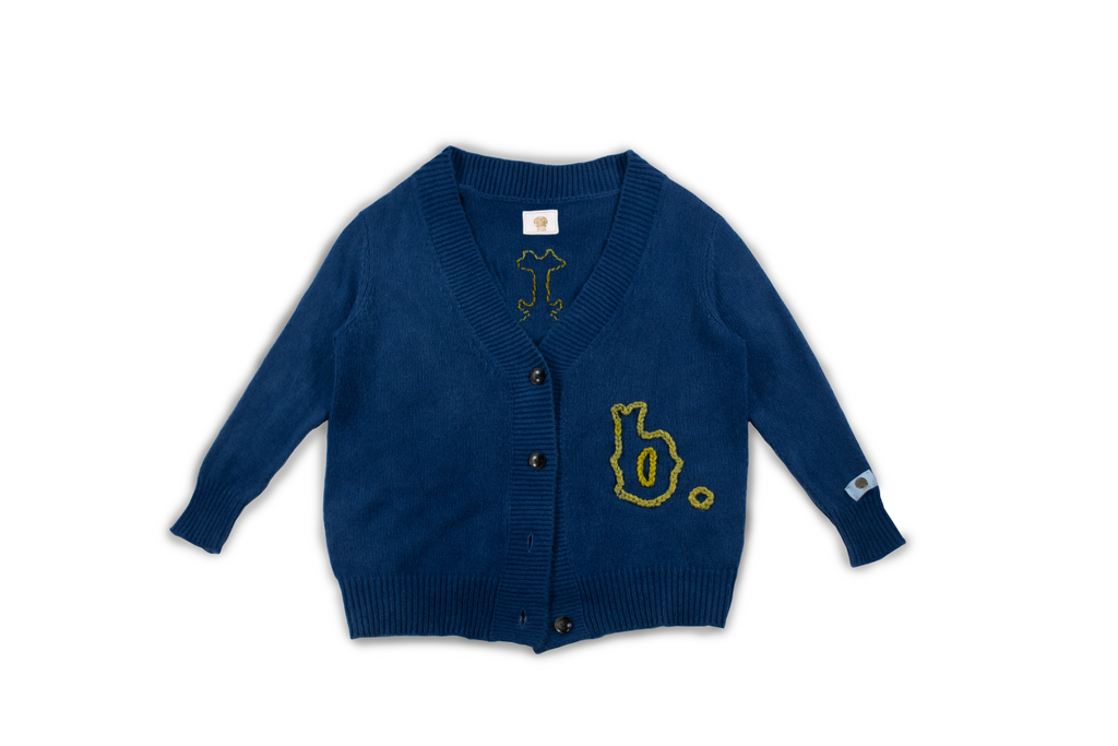 volume 4: J.R. Beetle Indigo Mohair Cardigan Sweater – ELUE