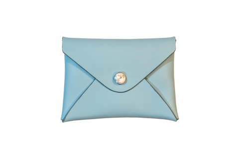 ELUE - Leather Envelope - Lt Blue