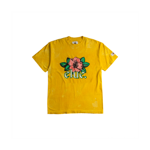 volume 3: Garden Rose Overdye Tee - Custard